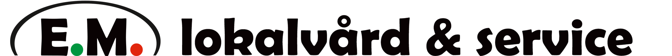 E.M Lokalvård och service logotyp.